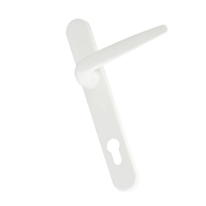 Crystal uPVC Front Door Small square glass Chatsworth White Obscure Glass 920x2090mm - JJ Building Materials