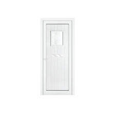 Crystal uPVC Front Door Small square glass Chatsworth White Obscure Glass 920x2090mm - JJ Building Materials