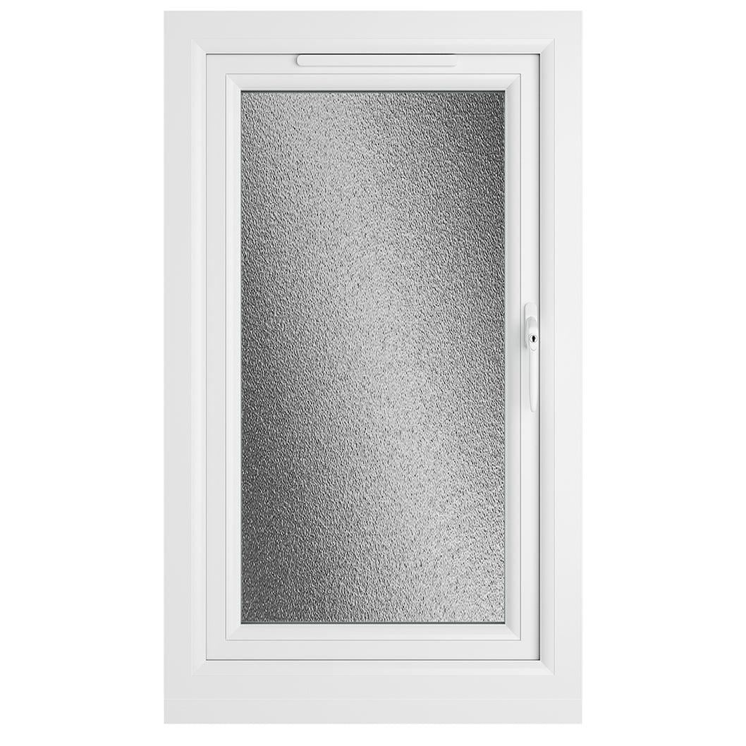 Crystal UPVC Grey 7016 Casement Window Right Hand Side Hung Obscure Glazing - JJ Building Materials