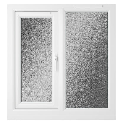 Crystal UPVC Grey 7016 Casement Window Right Hand Side Hung Obscure Glazing - JJ Building Materials