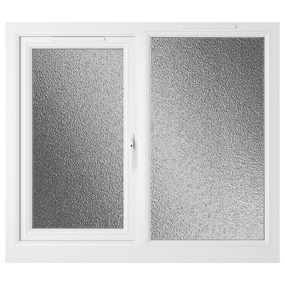 Crystal UPVC Grey 7016 Casement Window Right Hand Side Hung Obscure Glazing - JJ Building Materials