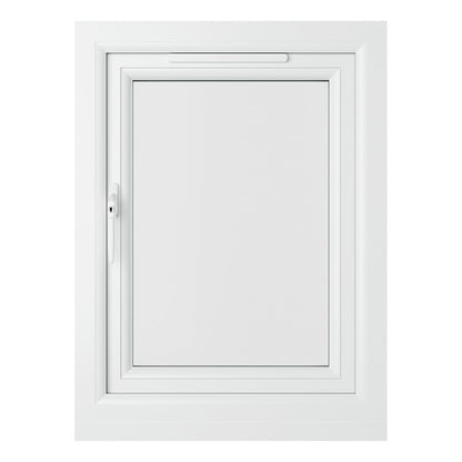 Crystal UPVC Grey 7016 Casement Window White Int Left Side Hung Clear Glazing - JJ Building Materials
