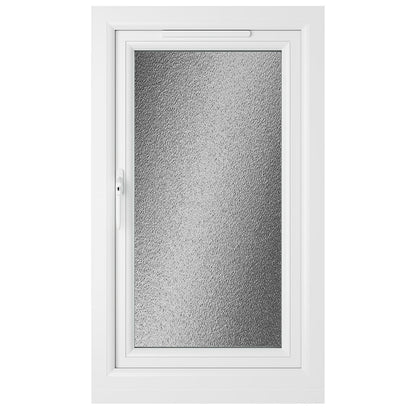 Crystal UPVC Grey 7016 Casement Window White Int Left Side Hung Obscure Glazing - JJ Building Materials