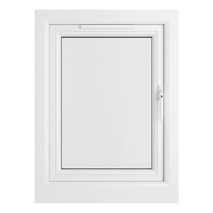 Crystal UPVC White Casement Window Right Hand Side Hung Clear Glazing - JJ Building Materials