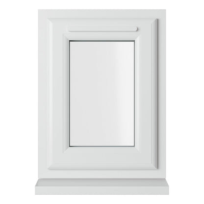 Crystal UPVC Window White Top Opener Clear Glazing - JJ Building Materials