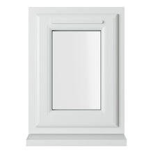 Crystal UPVC Window White Top Opener Clear Glazing - JJ Building Materials