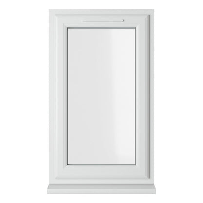Crystal UPVC Window White Top Opener Clear Glazing - JJ Building Materials