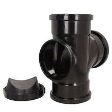 Davant 110mm Ring Seal Black Soil 92 Degree Triple Socket Access Branch Tee - JJ Building Materials