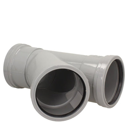 Davant 110mm Ring Seal Push - Fit Soil 135 Degree Triple Socket Branch Tee - JJ Building Materials