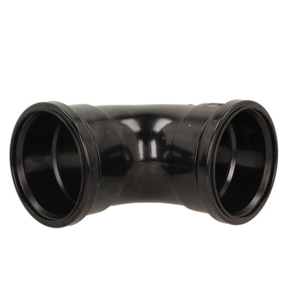 Davant 110mm Ring Seal Push - Fit Soil 92 Degree Double Socket Bend - JJ Building Materials