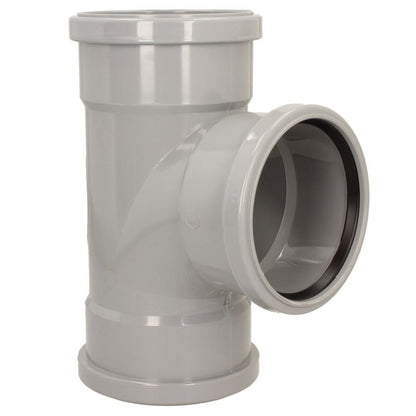 Davant 110mm Ring Seal Push - Fit Soil 92 Degree Triple Socket Branch Tee - JJ Building Materials