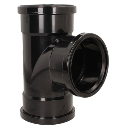Davant 110mm Ring Seal Push - Fit Soil 92 Degree Triple Socket Branch Tee - JJ Building Materials