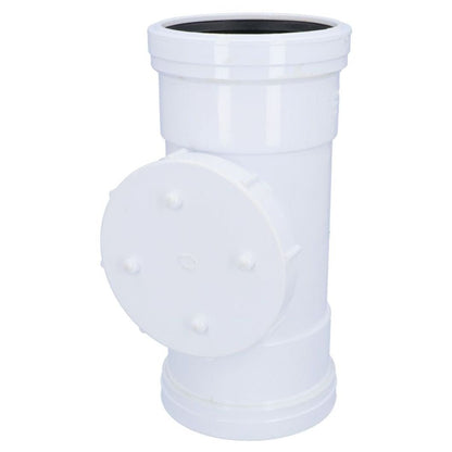 Davant 110mm Ring Seal Push-Fit Soil Double Socket Access Pipe - JJ Building Materials