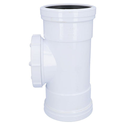 Davant 110mm Ring Seal Push - Fit Soil Double Socket Access Pipe - JJ Building Materials