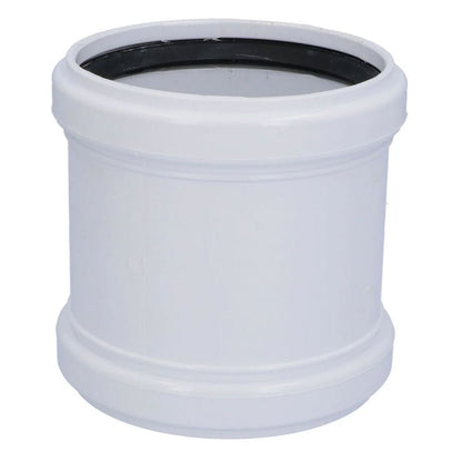 Davant 110mm Ring Seal Push-Fit Soil Double Socket Coupler - JJ Building Materials