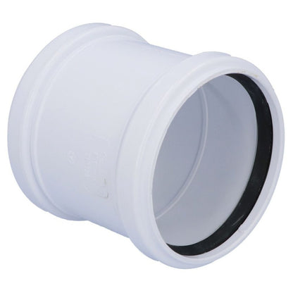 Davant 110mm Ring Seal Push - Fit Soil Double Socket Coupler - JJ Building Materials