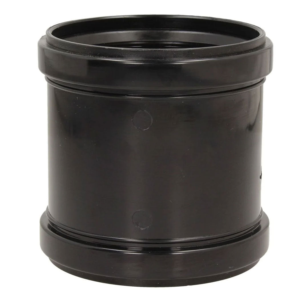 Davant 110mm Ring Seal Push-Fit Soil Double Socket Slip Coupler - JJ Building Materials