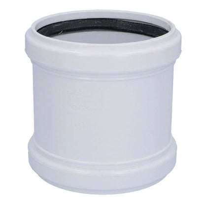 Davant 110mm Ring Seal Push-Fit Soil Double Socket Slip Coupler - JJ Building Materials
