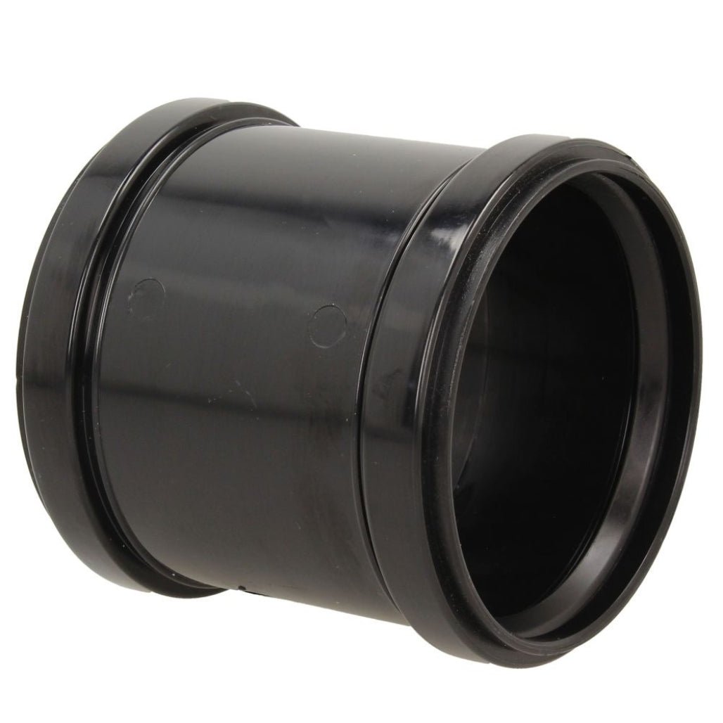 Davant 110mm Ring Seal Push - Fit Soil Double Socket Slip Coupler - JJ Building Materials