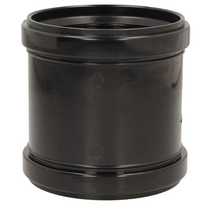 Davant 110mm Ring Seal Push-Fit Soil Double Socket Slip Coupler