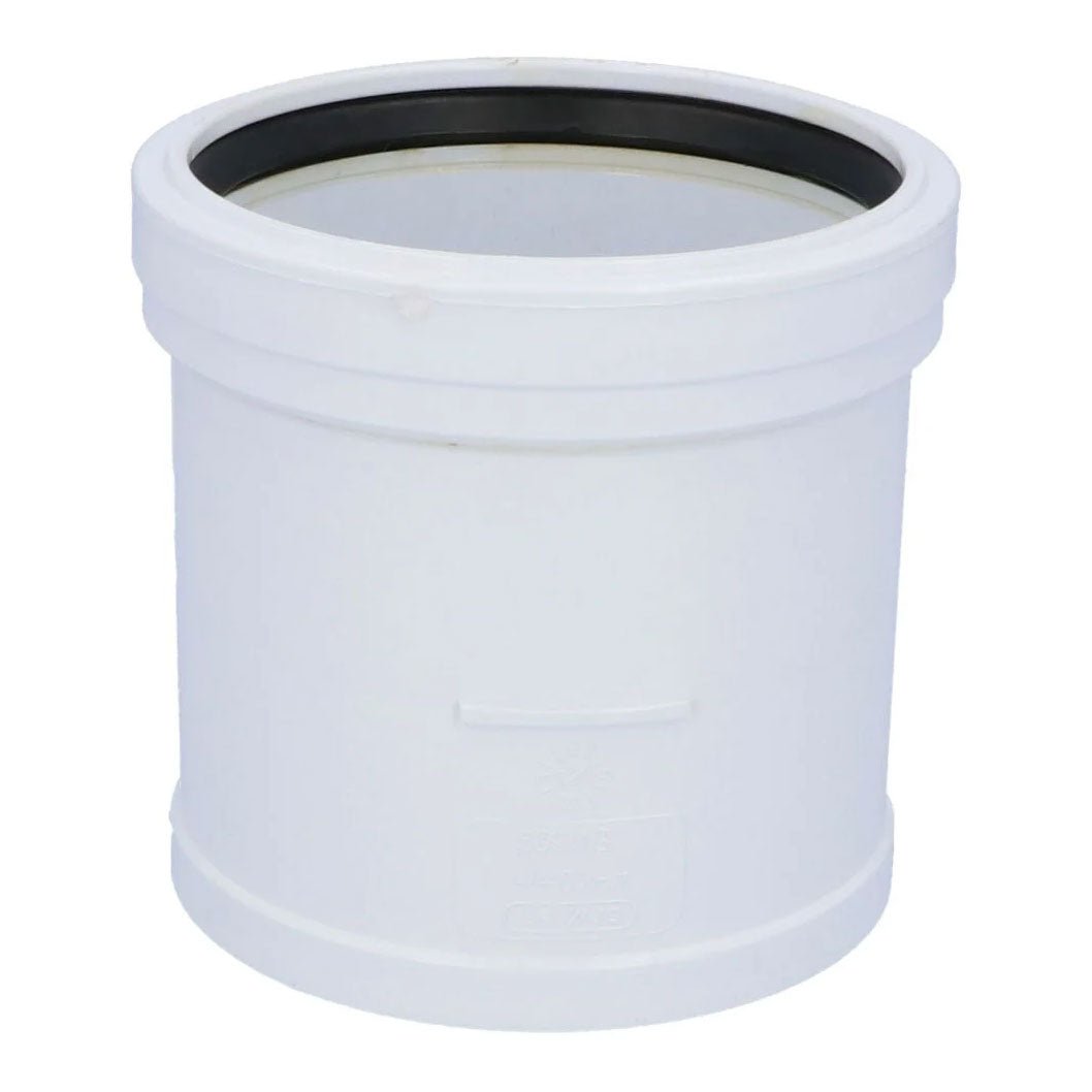 Davant 110mm Ring Seal Push-Fit X Solvent Weld Soil Coupler - JJ Building Materials