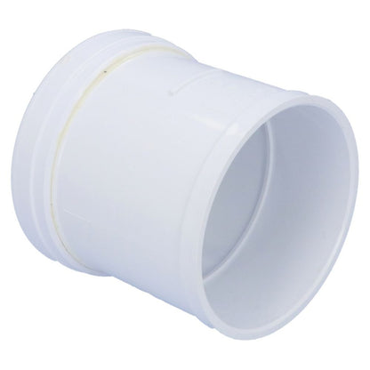Davant 110mm Ring Seal Push-Fit X Solvent Weld Soil Coupler