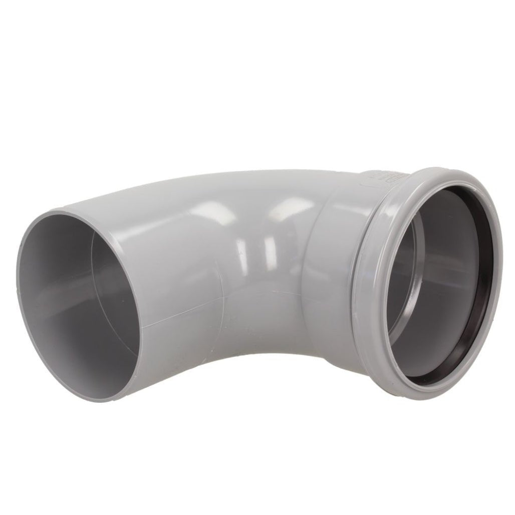 Davant 110mm Ring Seal Soil 92 Degree Single Socket Bend - JJ Building Materials
