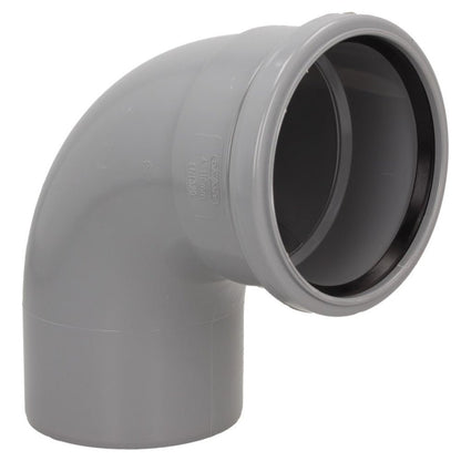 Davant 110mm Ring Seal Soil 92 Degree Single Socket Bend - JJ Building Materials
