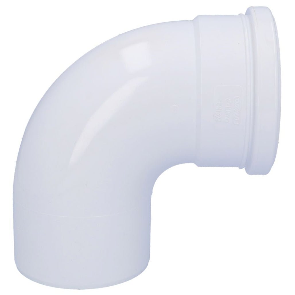 Davant 110mm Ring Seal Soil 92 Degree Single Socket Bend - JJ Building Materials