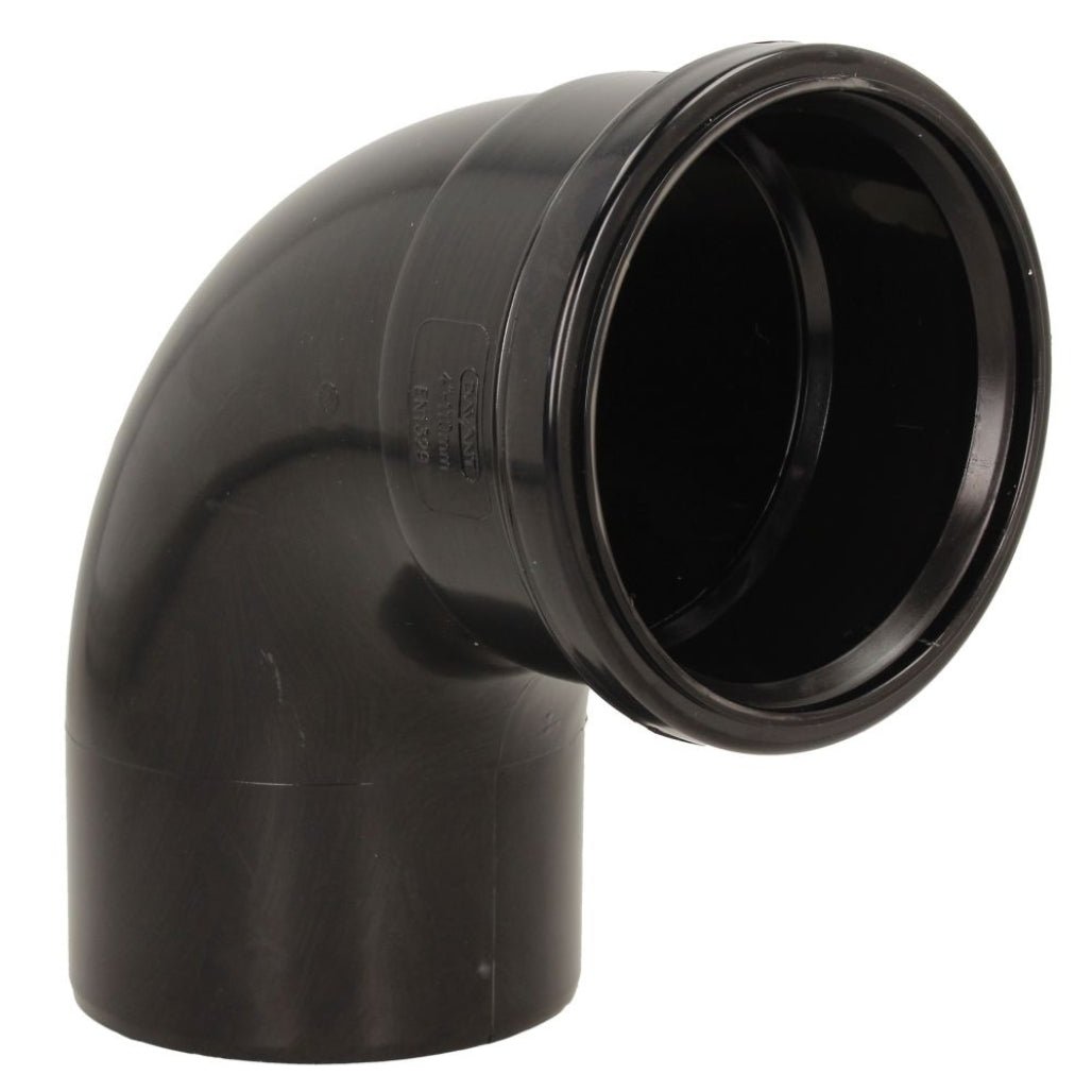 Davant 110mm Ring Seal Soil 92 Degree Single Socket Bend - JJ Building Materials
