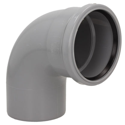 Davant 110mm Ring Seal Soil 92 Degree Single Socket Bend
