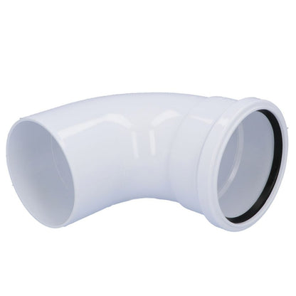 Davant 110mm Ring Seal Soil 92 Degree Single Socket Bend