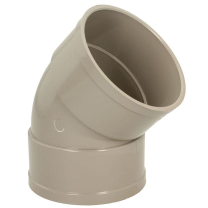 Davant 110mm Solvent Weld Soil 135 Degree Double Socket Bend - JJ Building Materials
