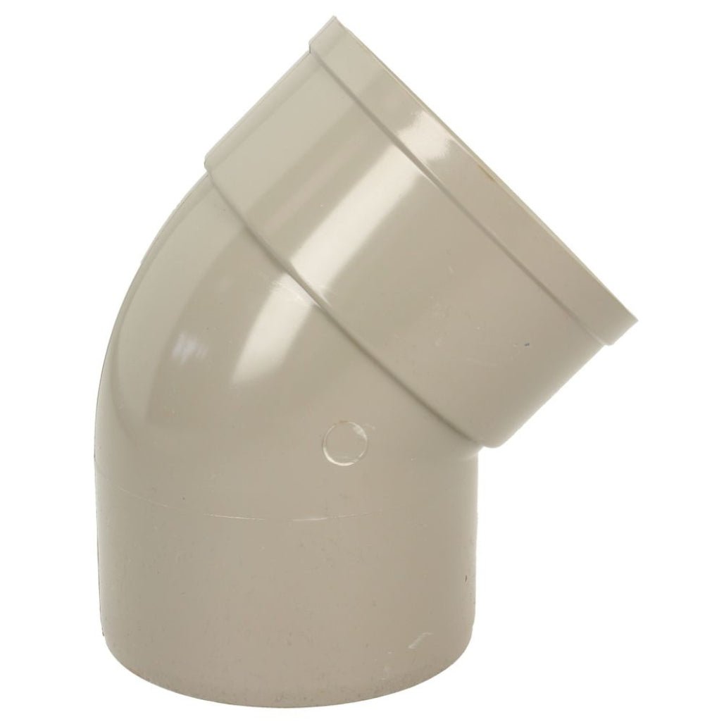 Davant 110mm Solvent Weld Soil 135 Degree Single Socket Bend - JJ Building Materials