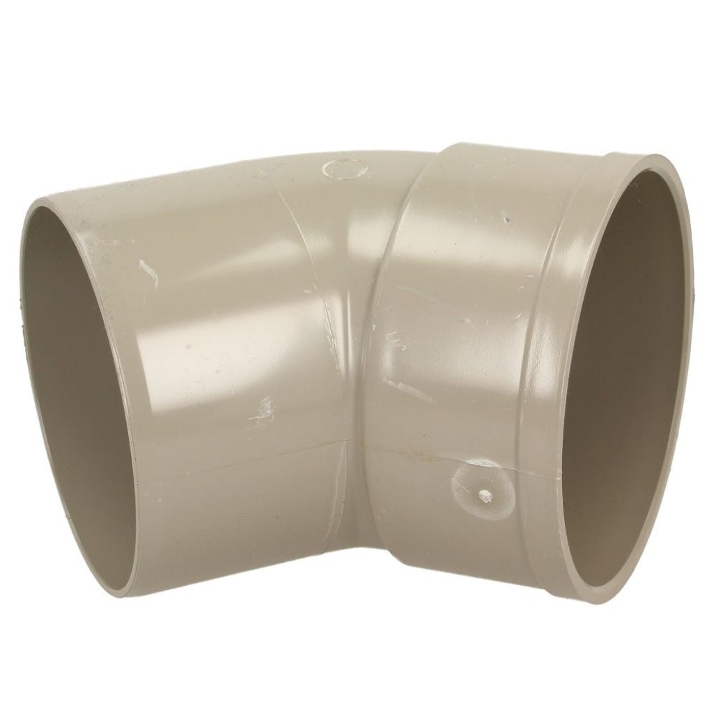 Davant 110mm Solvent Weld Soil 135 Degree Single Socket Bend - JJ Building Materials