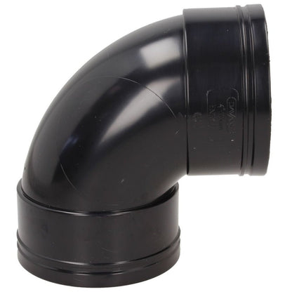Davant 110mm Solvent Weld Soil 92 Degree Double Socket Bend - JJ Building Materials