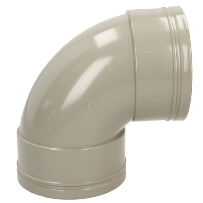 Davant 110mm Solvent Weld Soil 92 Degree Double Socket Bend - JJ Building Materials