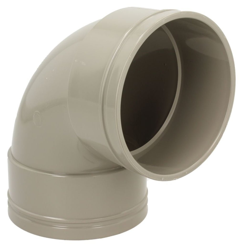 Davant 110mm Solvent Weld Soil 92 Degree Double Socket Bend - JJ Building Materials
