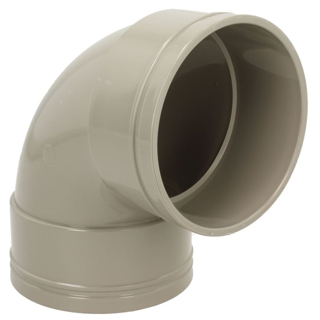 Davant 110mm Solvent Weld Soil 92 Degree Double Socket Bend - JJ Building Materials