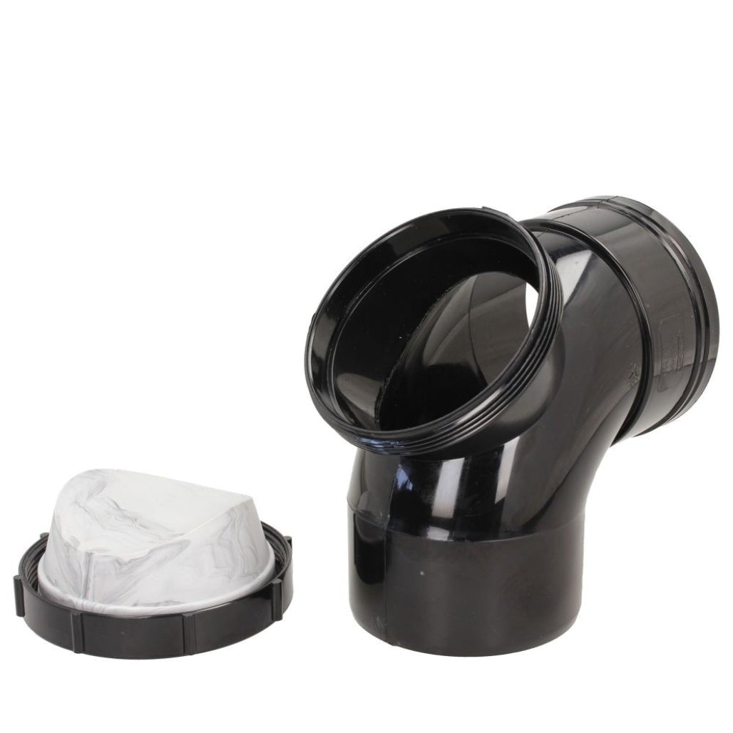 Davant 110mm Solvent Weld Soil 92 Degree Single Socket Access Bend - JJ Building Materials