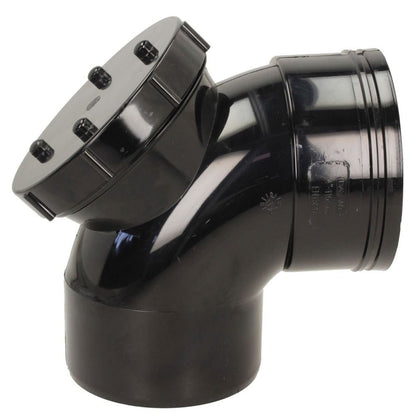 Davant 110mm Solvent Weld Soil 92 Degree Single Socket Access Bend - JJ Building Materials