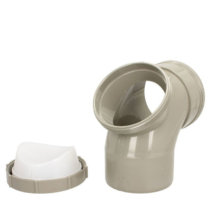 Davant 110mm Solvent Weld Soil 92 Degree Single Socket Access Bend - JJ Building Materials
