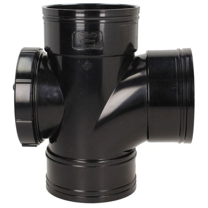 Davant 110mm Solvent Weld Soil 92 Degree Triple Socket Access Branch Tee - JJ Building Materials