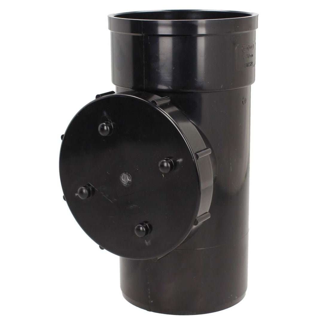 Davant 110mm Solvent Weld Soil Single Socket Access Pipe - JJ Building Materials