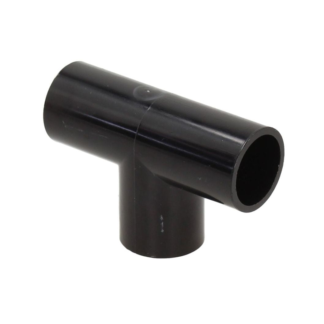 Davant 21.5mm Black Solvent Overflow Equal Tee - JJ Building Materials