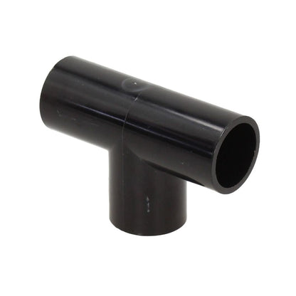 Davant 21.5mm Black Solvent Overflow Equal Tee - JJ Building Materials