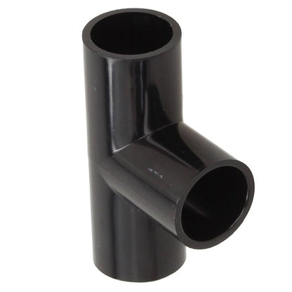Davant 21.5mm Black Solvent Overflow Equal Tee - JJ Building Materials