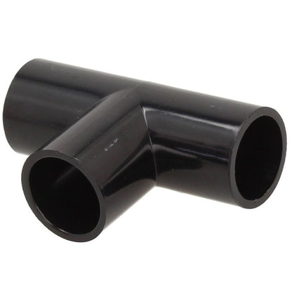 Davant 21.5mm Black Solvent Overflow Equal Tee - JJ Building Materials