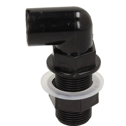 Davant 21.5mm Solvent Overflow Bent Tank Connector - JJ Building Materials
