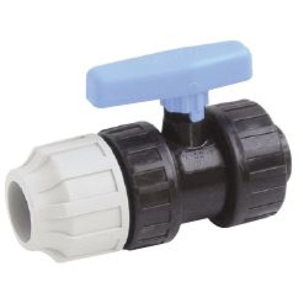 Davant MDPE Compression Union Valve X Female - JJ Building Materials